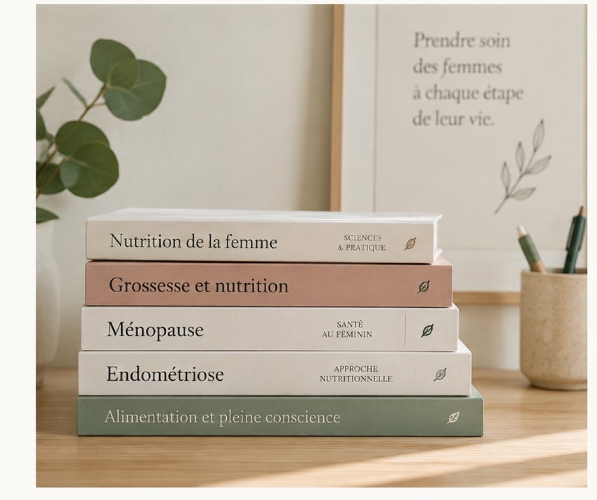 Ouvrages de nutrition utilisés dans la pratique de Simona Perna